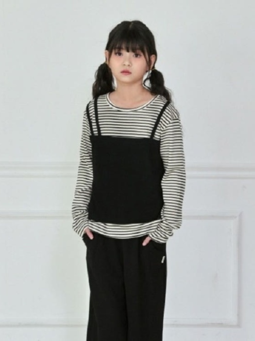 Triple Line Bustier Tee