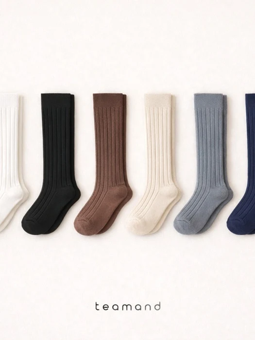 Ribbed Knee Socks Ribbed Knee Socks