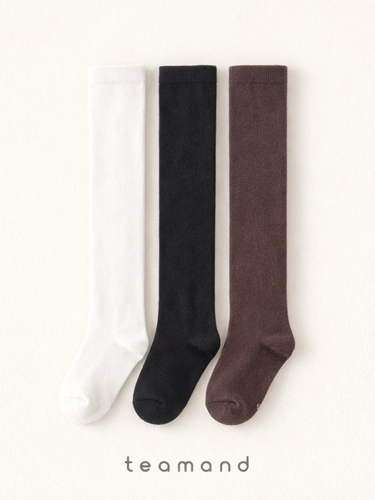 Plain Knee Socks Set Plain Knee Socks Set