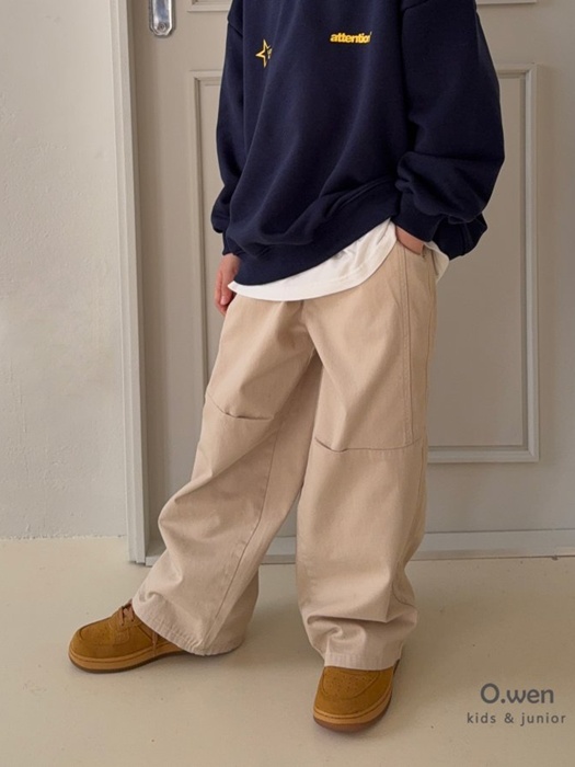 Moss Stitch Cotton Pants
