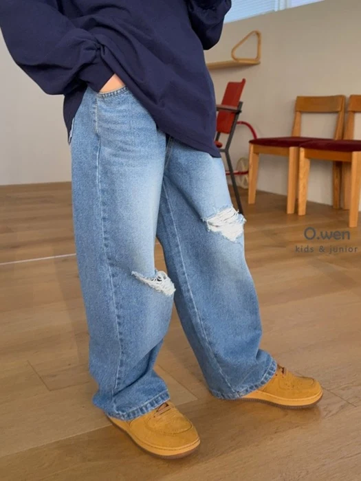 Distressed Denim Pants