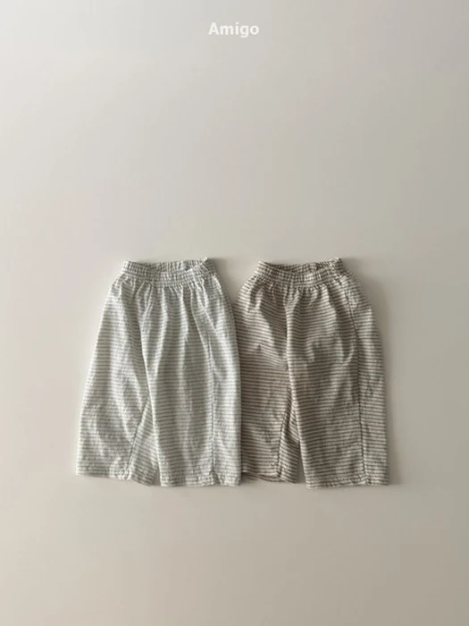Slub Stripe Pants