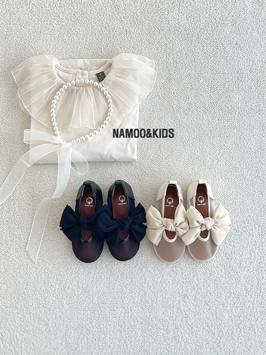 Yui Chiffon Ribbon Flat Shoes
