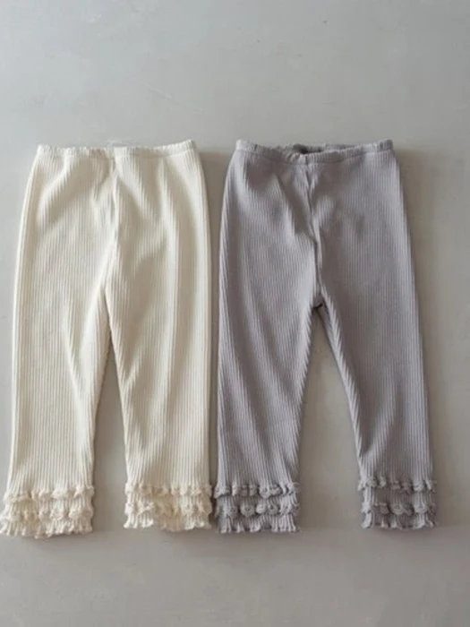 Montshell Rib Lace Leggings