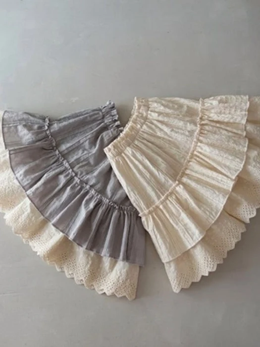 Hanoma Frill Lace Skirt