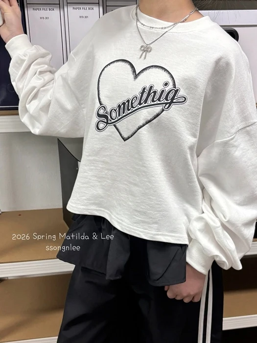 Heart Crop Sweatshirt