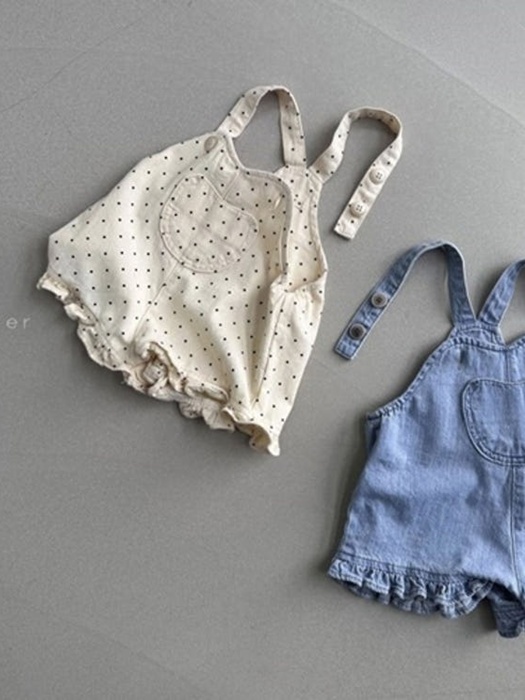 Frill Short String Pants (Denim) Frill Short String Pants (Denim)