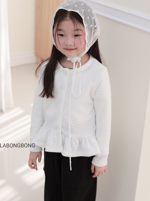 Jacquard Frill Cardigan