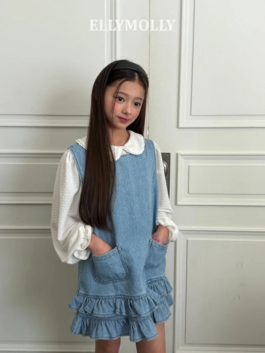 Denim Little Pocket One-piece