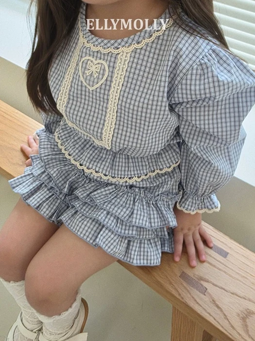 Lulu Check Tiered Pants