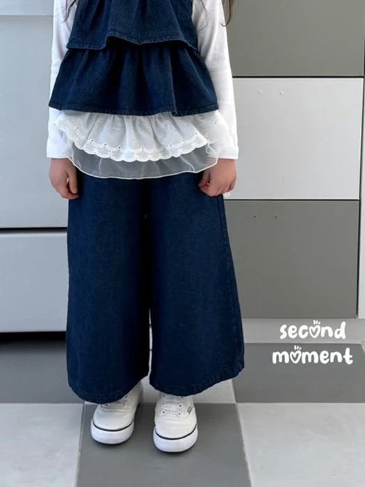 Denim Wide Pants Denim Wide Pants