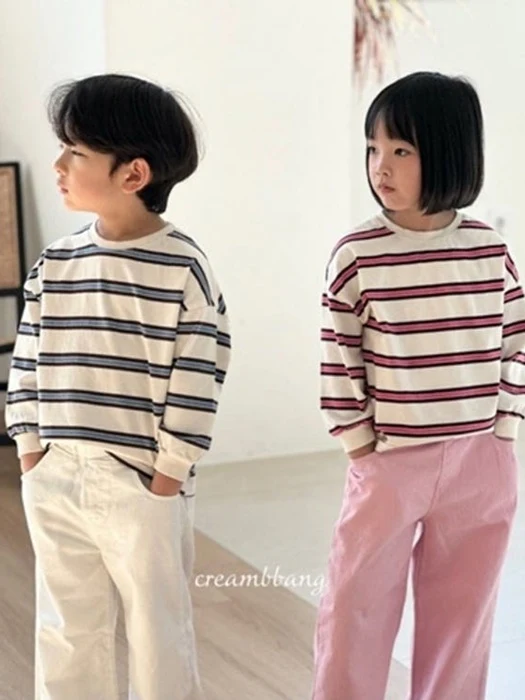 Multi Stripe Single Tee