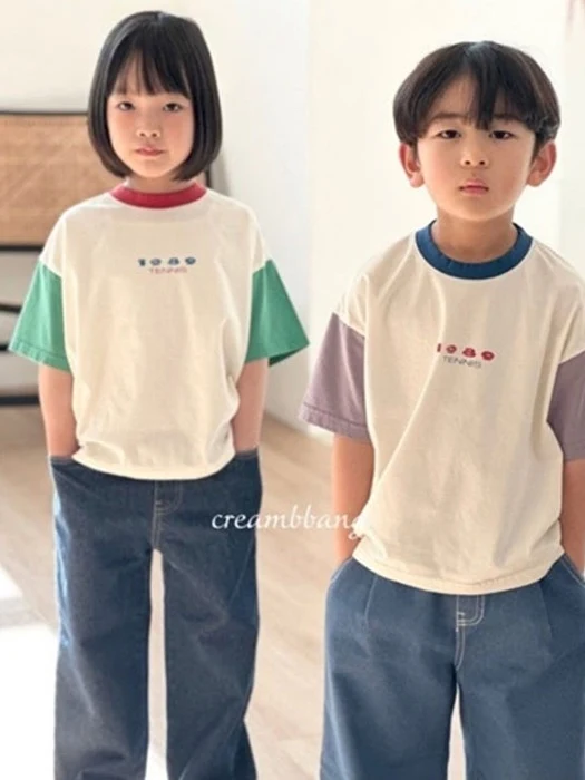 1989 Sleeve Color Block Tee