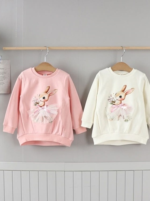 Jacquard Bunny Long Tee Jacquard Bunny Long Tee