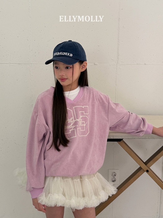 Suede Punching Sweatshirt