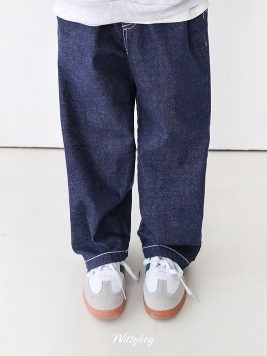 White Non-Fade Denim Pants White Non-Fade Denim Pants