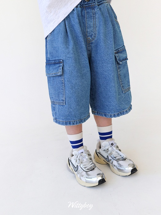 Bermuda Cargo Denim Pants Bermuda Cargo Denim Pants