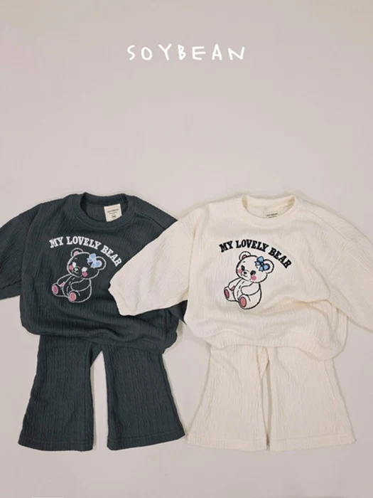 Bear Knit Top Bottom Set Bear Knit Top Bottom Set