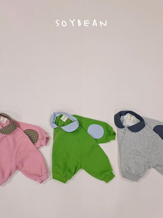 Check Collar Blouson