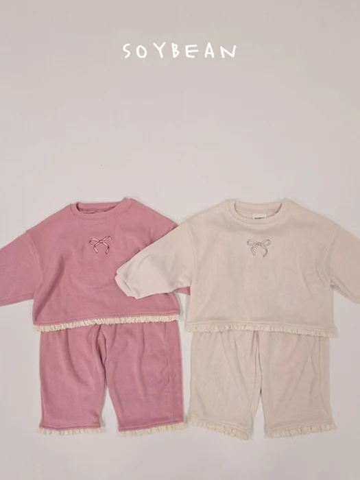 Soft Ribbon Top Bottom Set Soft Ribbon Top Bottom Set
