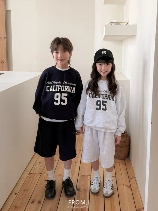 Cali Sweatshirt Shorts Set Cali Sweatshirt Shorts Set