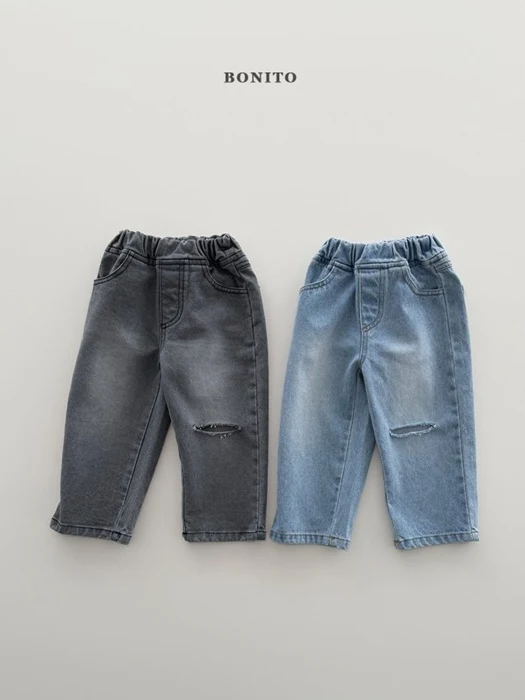 Damaged Denim Pants Damaged Denim Pants