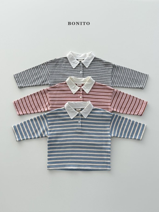 Tommy Stripe Collar Tee Tommy Stripe Collar Tee
