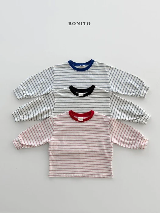 Ribbed Color-Block Stripe Tee Ribbed Color-Block Stripe Tee