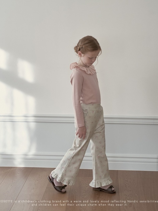 Vanilla Check Pants