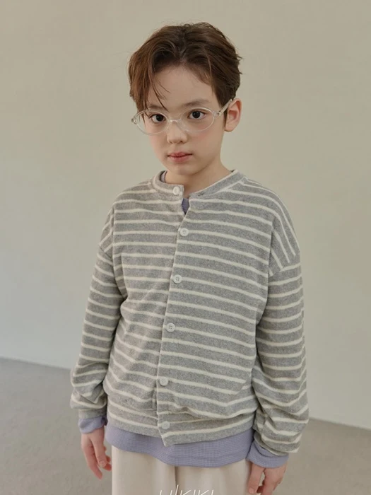 Stripe Terry Cardigan Stripe Terry Cardigan