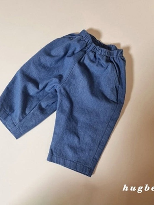 Washed Back Pocket Pants