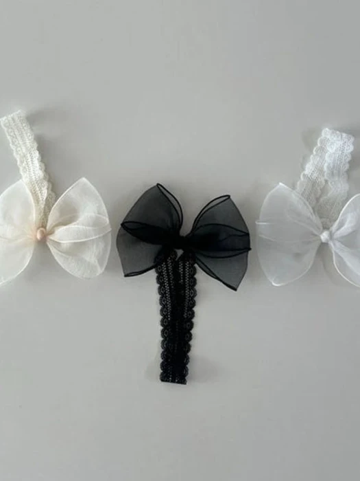 Sheer Ribbon Hair Band Sheer Ribbon Hair Band