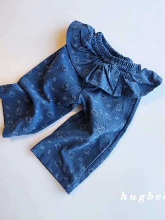 Meow Frill Denim Pants