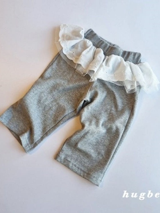 Romance Lace Frill Pants