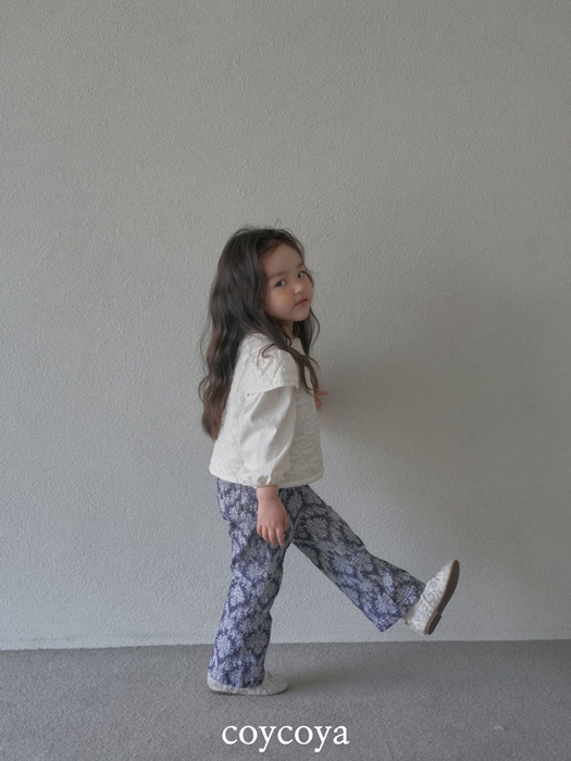 Jacquard Bootcut Pants