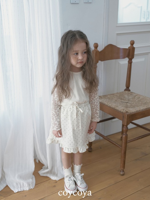Dot Frill Skirt