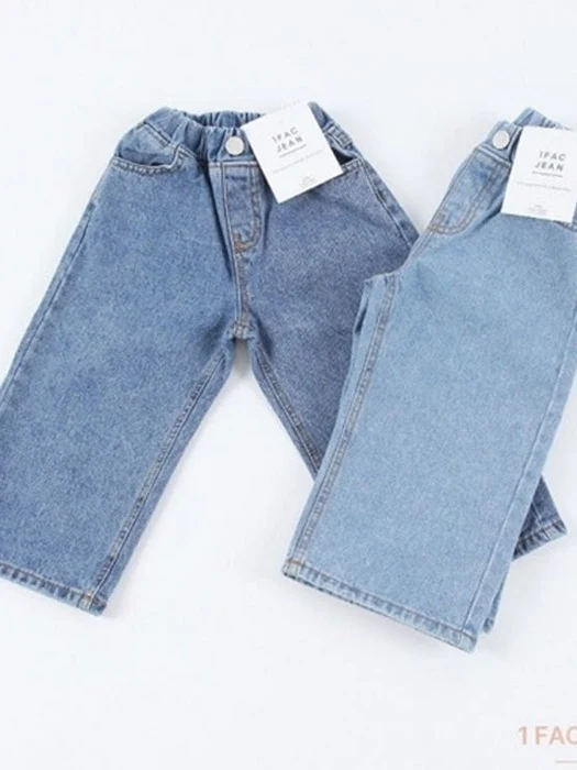 Big Jean Blue Washed Denim Pants Big Jean Blue Washed Denim Pants