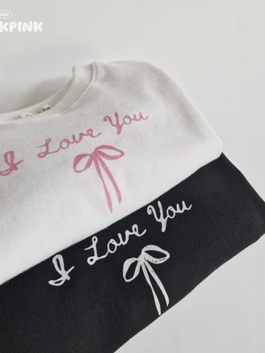 Embroidered Ribbon Sweatshirt