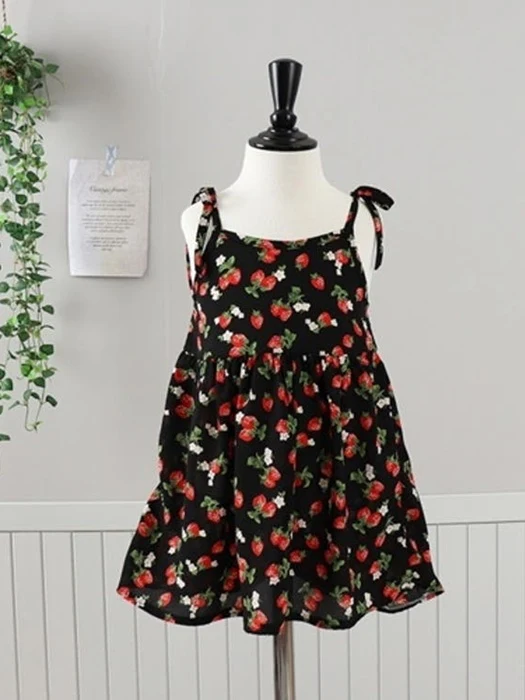 Strawberry Strap One-piece