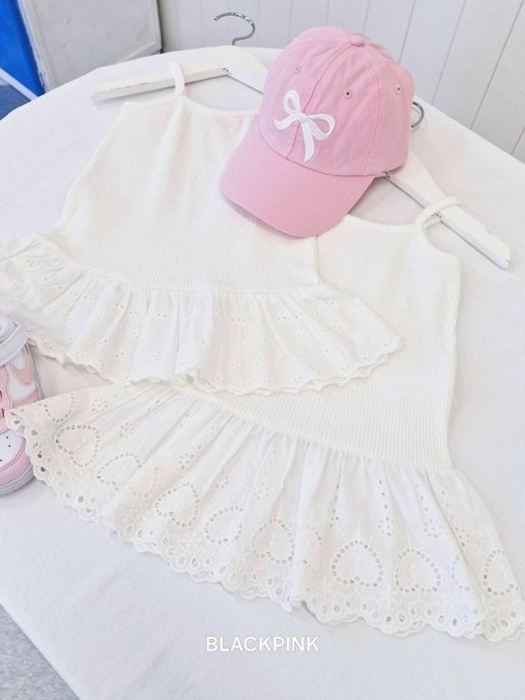 Layered Lace Sleeveless Tee