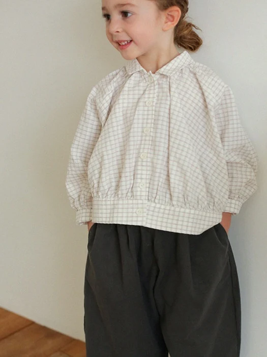 Biela Shirring Shirt