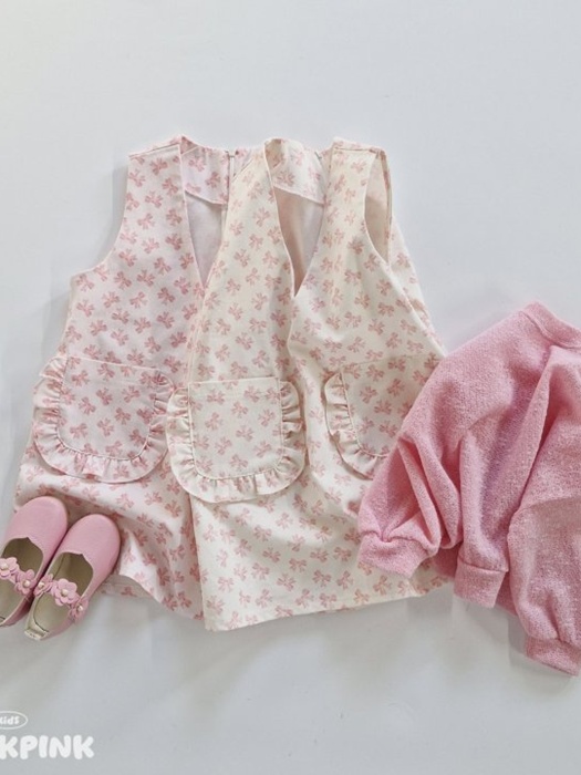 Frill Pocket One-piece Frill Pocket One-piece