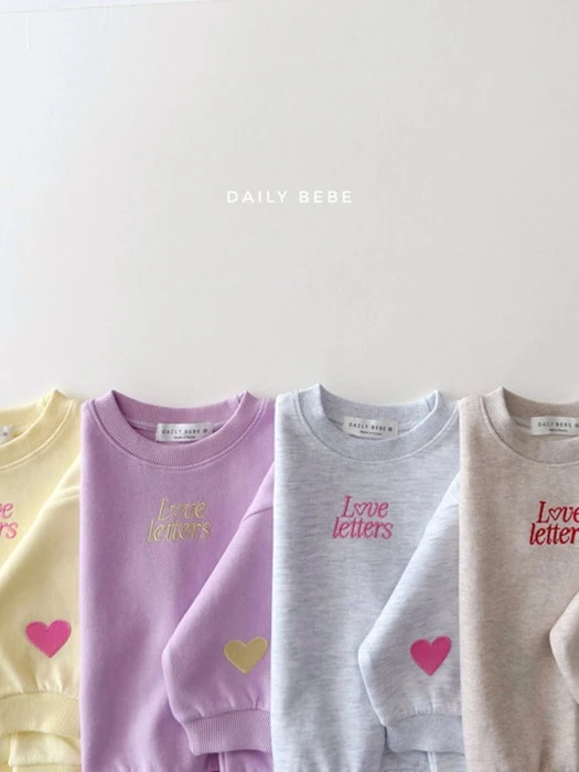 Love Letter Top Bottom Set Love Letter Top Bottom Set