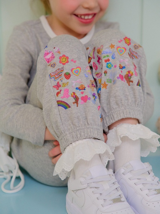 Kitsch Sticker Jogger Pants