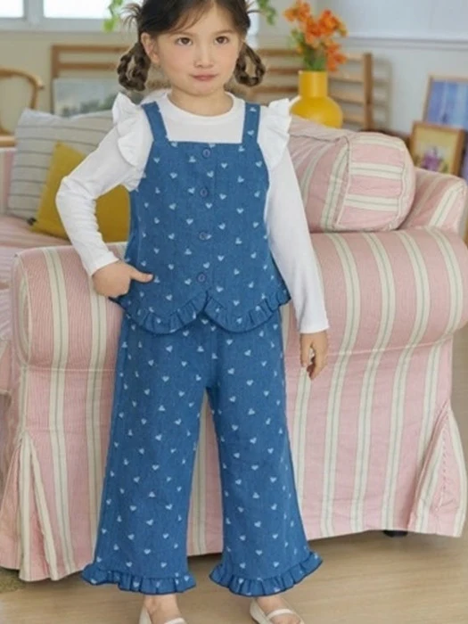 Denim Sleeveless Set