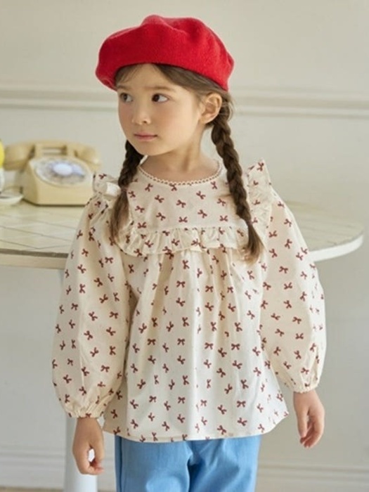 Neck Frill Blouse