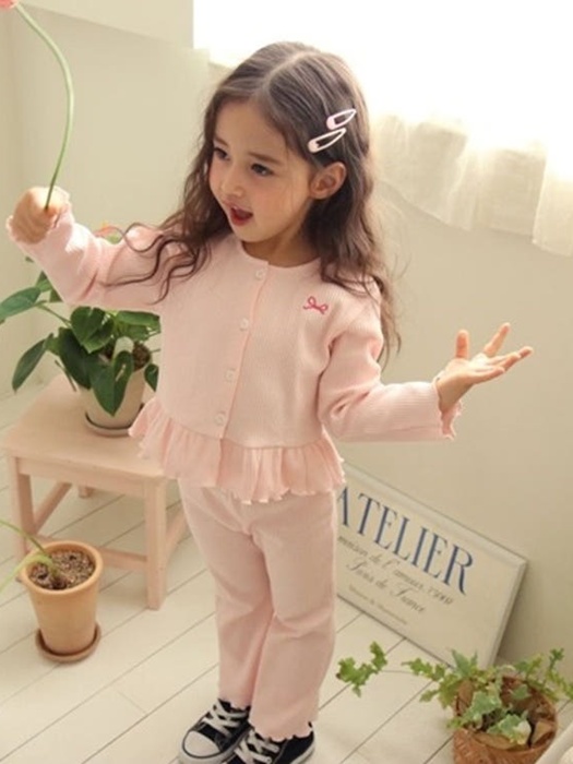 Ribbon Ribbed Set Ribbon Ribbed Set