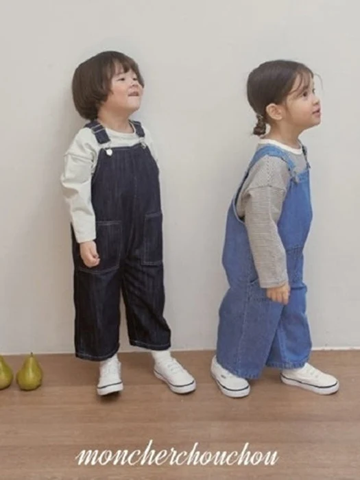 Yellow Denim Overalls