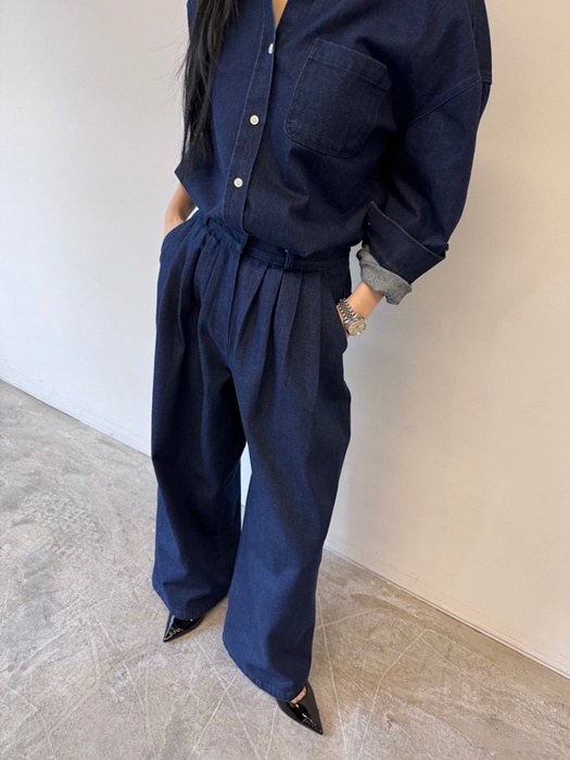 H Rills Denim Pants