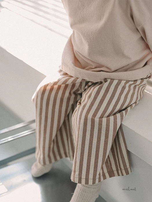 Stripe Wide Pants